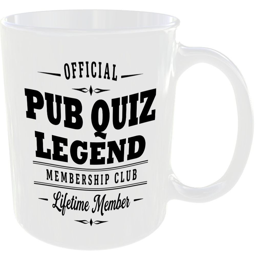 Official Pub Quiz Legend Membership Club Funny Ceramic Mug Entertainment Fan Tea - Image 2