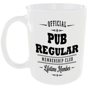 Official Pub Regular Membership Club Funny Ceramic Mug Birthday Gift Tea Coffee