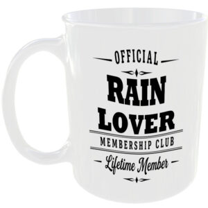 Official Rain Lover Membership Club Funny Ceramic Mug Birthday Gift Tea Coffee ☕