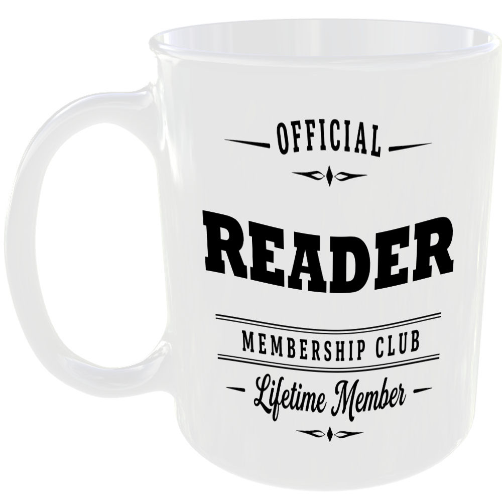 Official Reader Membership Club Funny Ceramic Mug Birthday Gift Tea Coffee Cup ☕