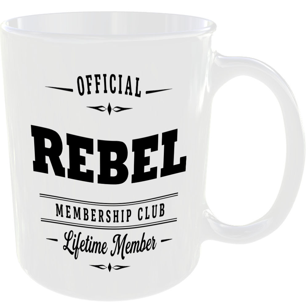 Official Rebel Membership Club Funny Ceramic Mug Birthday Gift Tea Coffee Cup - Image 2