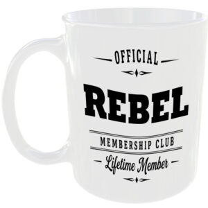 Official Rebel Membership Club Funny Ceramic Mug Birthday Gift Tea Coffee Cup