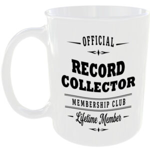 Official Record Collector Membership Club Funny Ceramic Mug Music Musician Fan