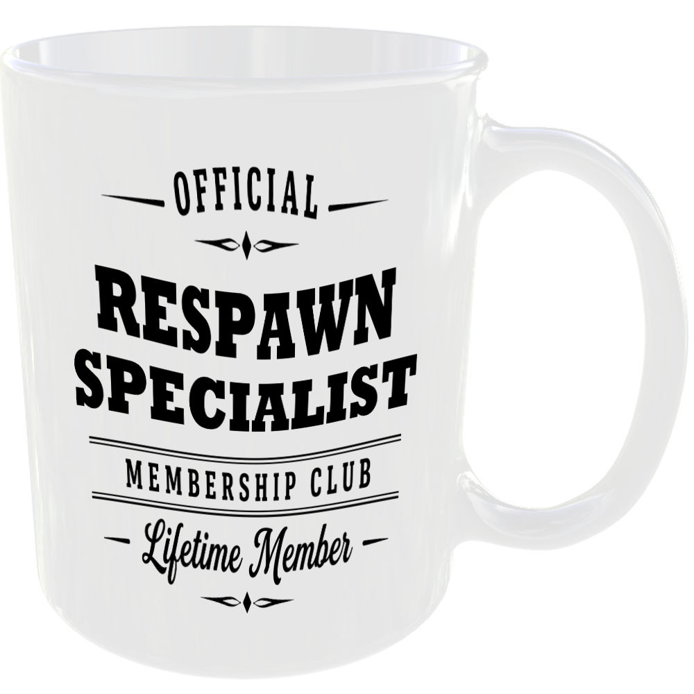 Official Respawn Specialist Membership Club Funny Ceramic Mug Gaming Gamer Gift - Image 2