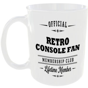 Official Retro Console Fan Membership Club Funny Ceramic Mug Gaming Gamer Gift