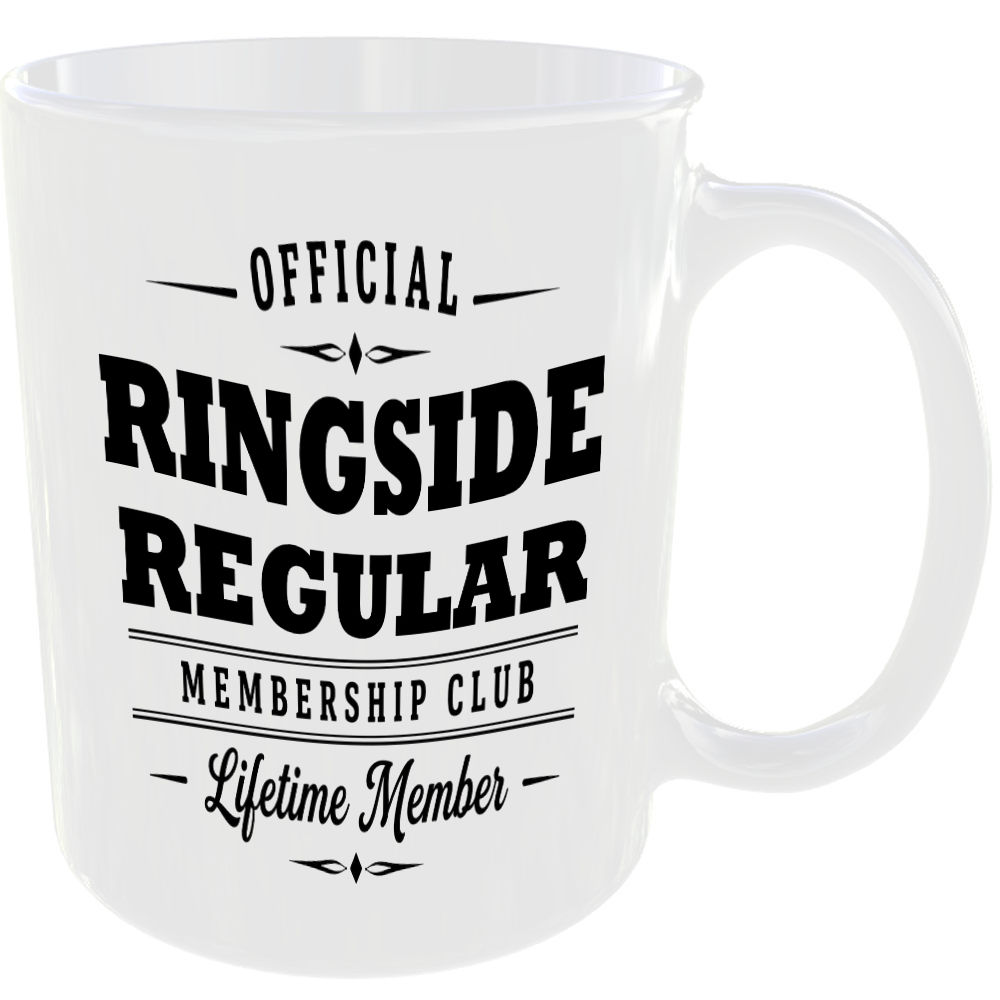 Official Ringside Regular Membership Club Funny Ceramic Mug Sports Fitness Fan - Image 2