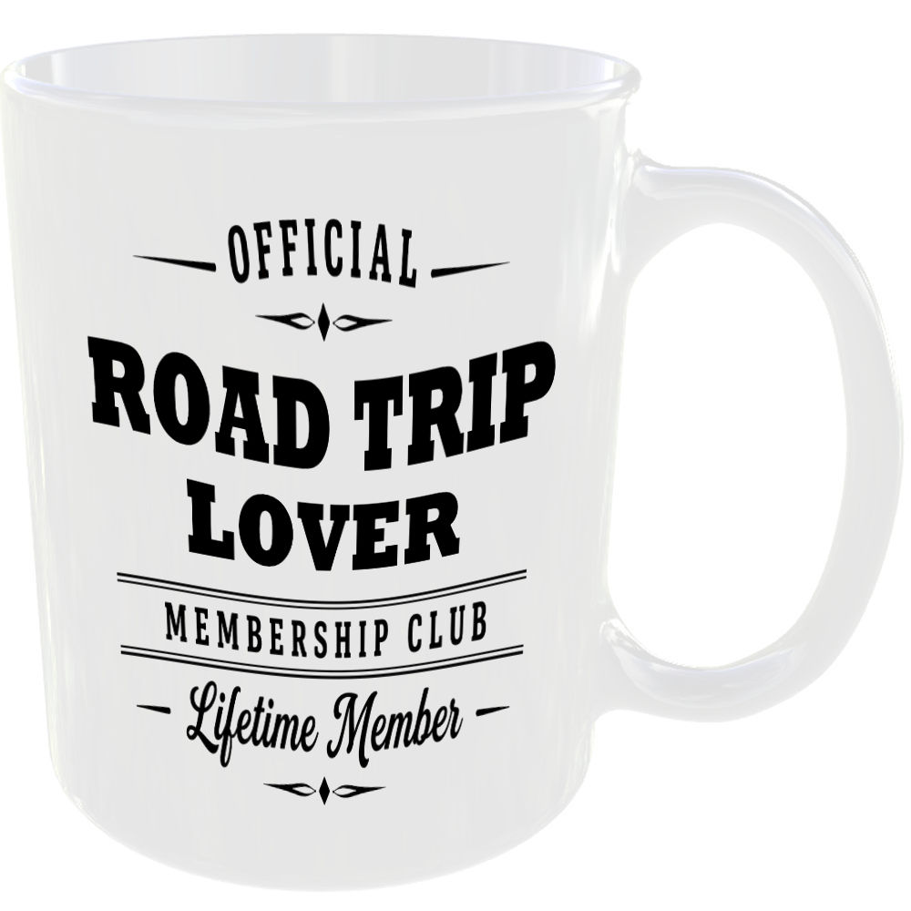 Official Road Trip Lover Membership Club Funny Ceramic Mug Car Enthusiast Gift - Image 2