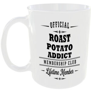 Official Roast Potato Addict Membership Club Funny Foodie Ceramic Mug Gift