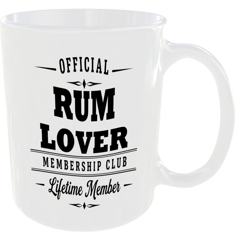 Official Rum Lover Membership Club Funny Ceramic Mug Birthday Gift Tea Coffee ☕ - Image 2