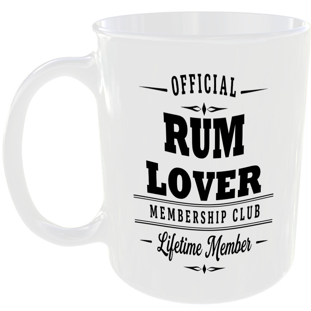 Official Rum Lover Membership Club Funny Ceramic Mug Birthday Gift Tea Coffee ☕