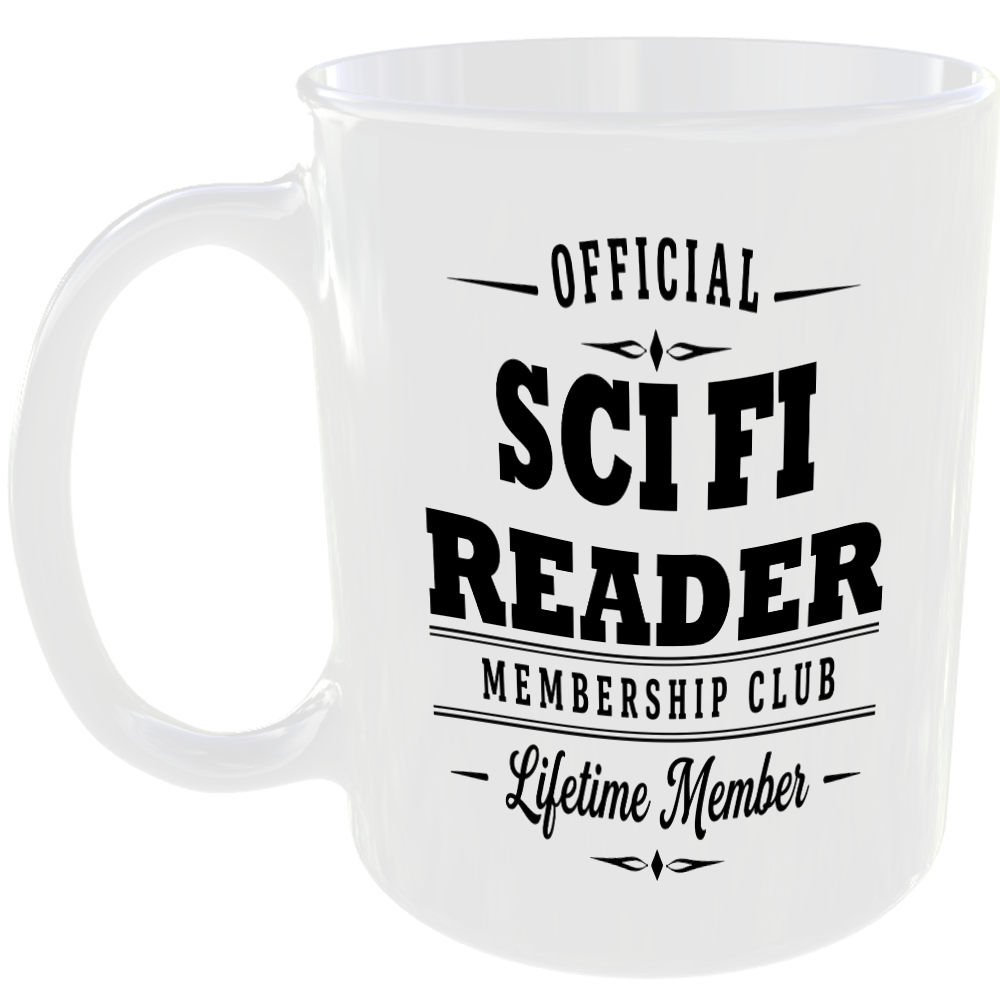 Official Sci Fi Reader Membership Club Funny Ceramic Mug Entertainment Fan Gift