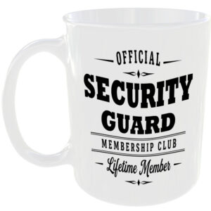 Official Security Guard Membership Club Funny Ceramic Mug Work Colleague Gift