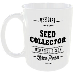 Official Seed Collector Membership Club Funny Gardening Ceramic Mug Gift