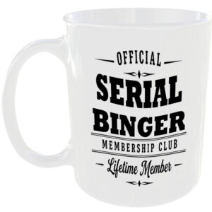 Official Serial Binger Membership Club Funny Ceramic Mug Birthday Gift Tea Cup ☕