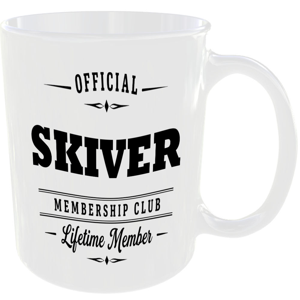 Official Skiver Membership Club Funny Ceramic Mug Birthday Gift Tea Coffee Cup ☕ - Image 2