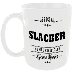Official Slacker Membership Club Funny Ceramic Mug Birthday Gift Tea Coffee Cup