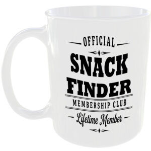 Official Snack Finder Membership Club Funny Ceramic Mug Positive Gift Idea