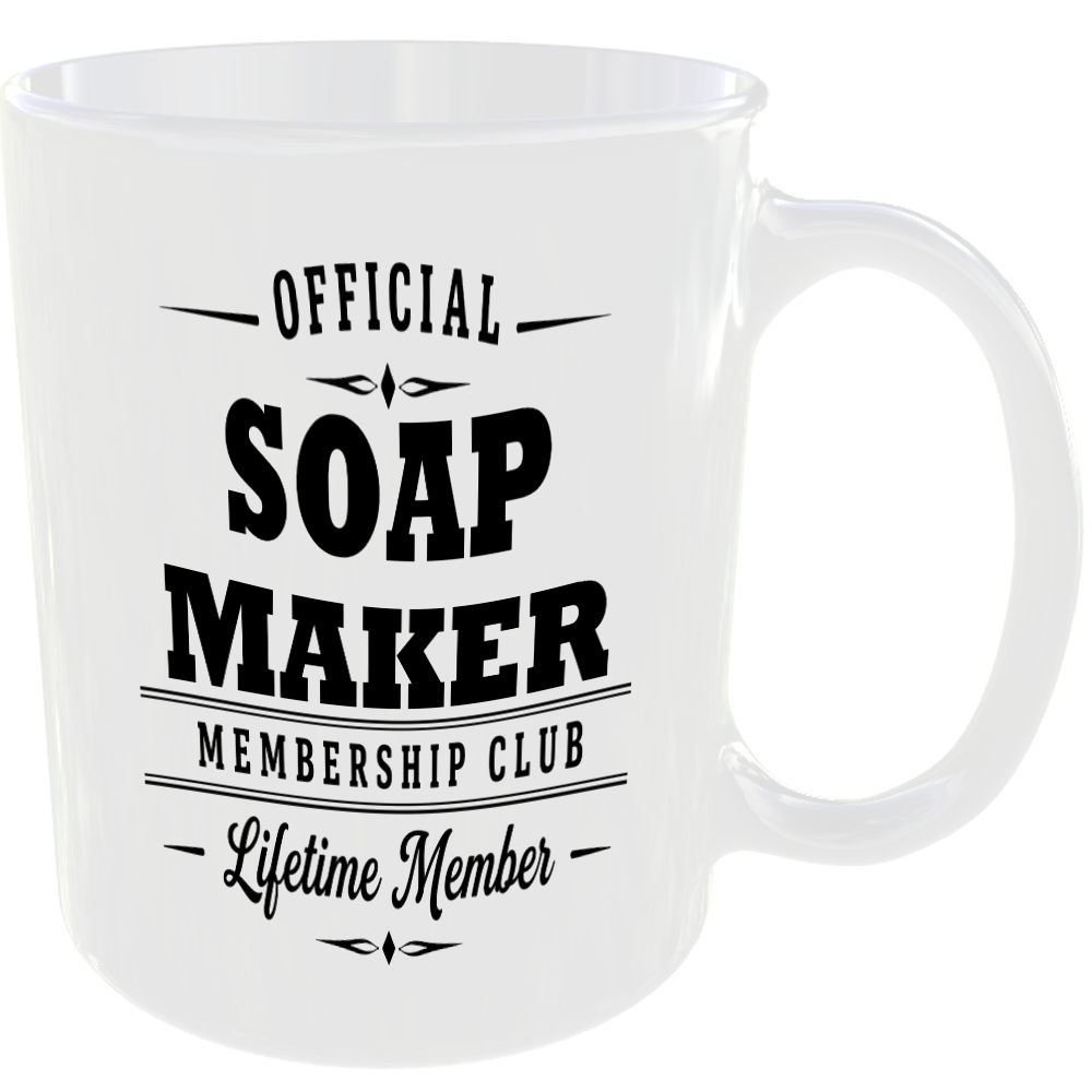 Official Soap Maker Membership Club Funny Ceramic Mug Craft Creative Hobby Gift - Image 2