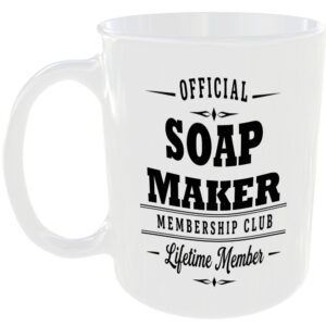 Official Soap Maker Membership Club Funny Ceramic Mug Craft Creative Hobby Gift