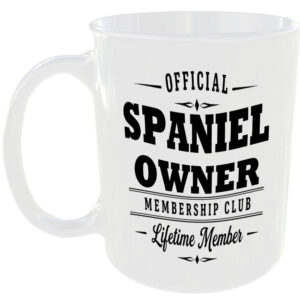 Official Spaniel Owner Membership Club Funny Ceramic Mug Novelty Gift