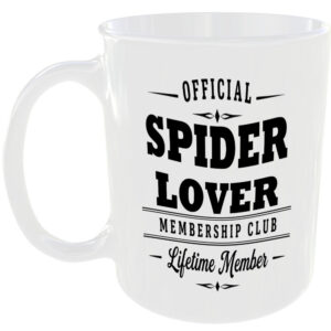 Official Spider Lover Membership Club Funny Ceramic Mug Birthday Gift Tea Coffee