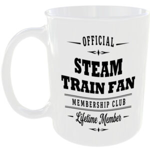 Official Steam Train Fan Membership Club Funny Ceramic Mug Travel Holiday Gift