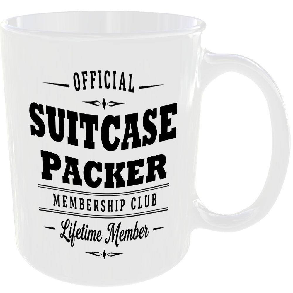 Official Suitcase Packer Membership Club Funny Ceramic Mug Travel Holiday Gift - Image 2