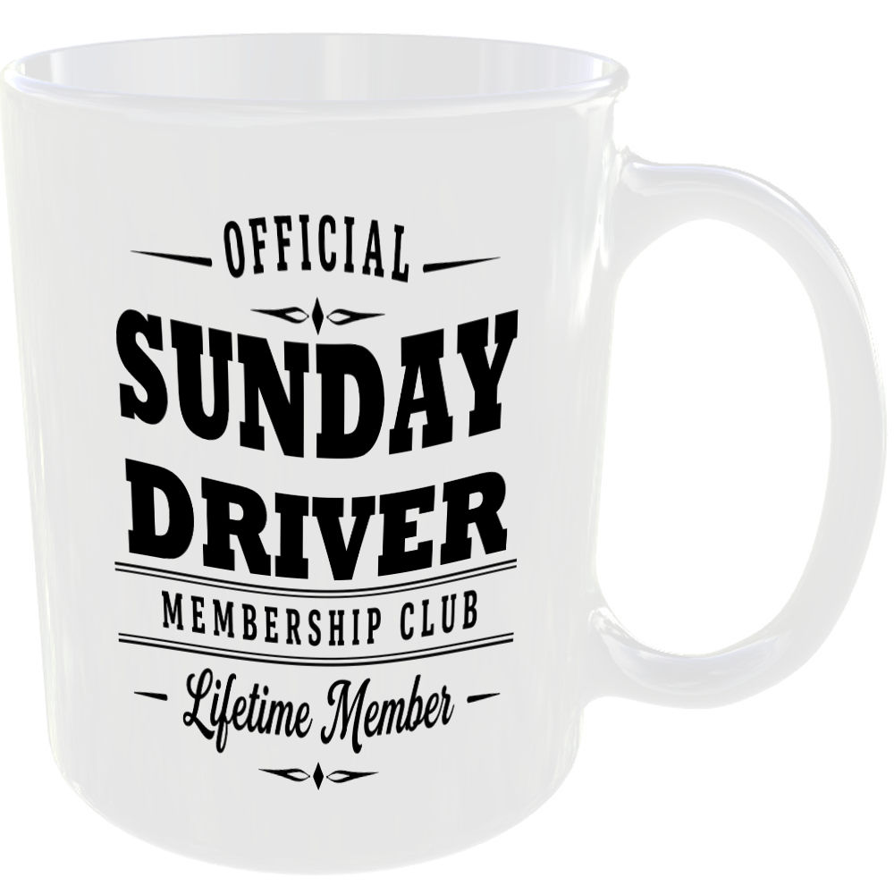 Official Sunday Driver Membership Club Funny Ceramic Mug Car Enthusiast Gift - Image 2