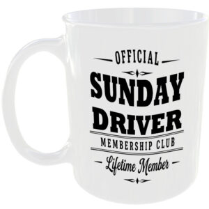 Official Sunday Driver Membership Club Funny Ceramic Mug Car Enthusiast Gift
