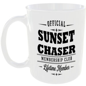 Official Sunset Chaser Membership Club Funny Ceramic Mug Travel Holiday Birthday