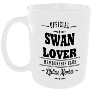Official Swan Lover Membership Club Funny Ceramic Mug Birthday Gift Tea Coffee ☕