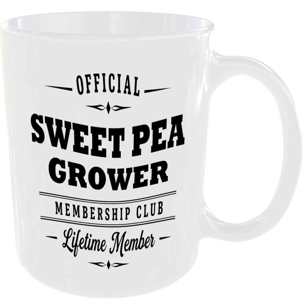 Official Sweet Pea Grower Membership Club Funny Gardening Ceramic Mug Gift - Image 2