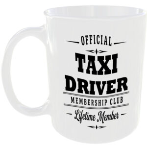 Official Taxi Driver Membership Club Funny Ceramic Mug Work Colleague Gift