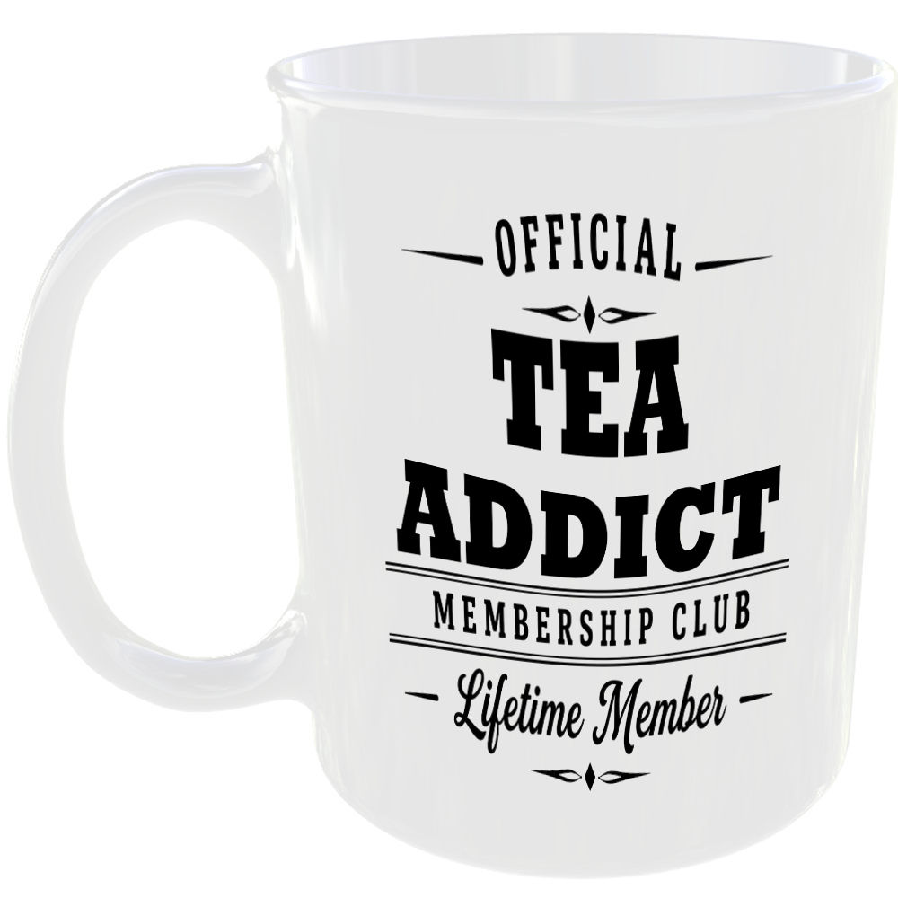 Official Tea Addict Membership Club Funny Ceramic Mug Tea Coffee Kitchen Cup ☕
