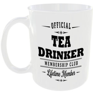 Official Tea Drinker Membership Club Funny Ceramic Mug Drink Gift Coffee Kitchen