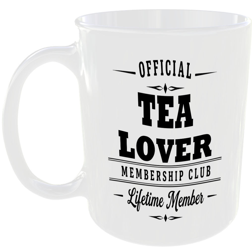 Official Tea Lover Membership Club Funny Ceramic Mug Drinking Coffee Drink Cup ☕