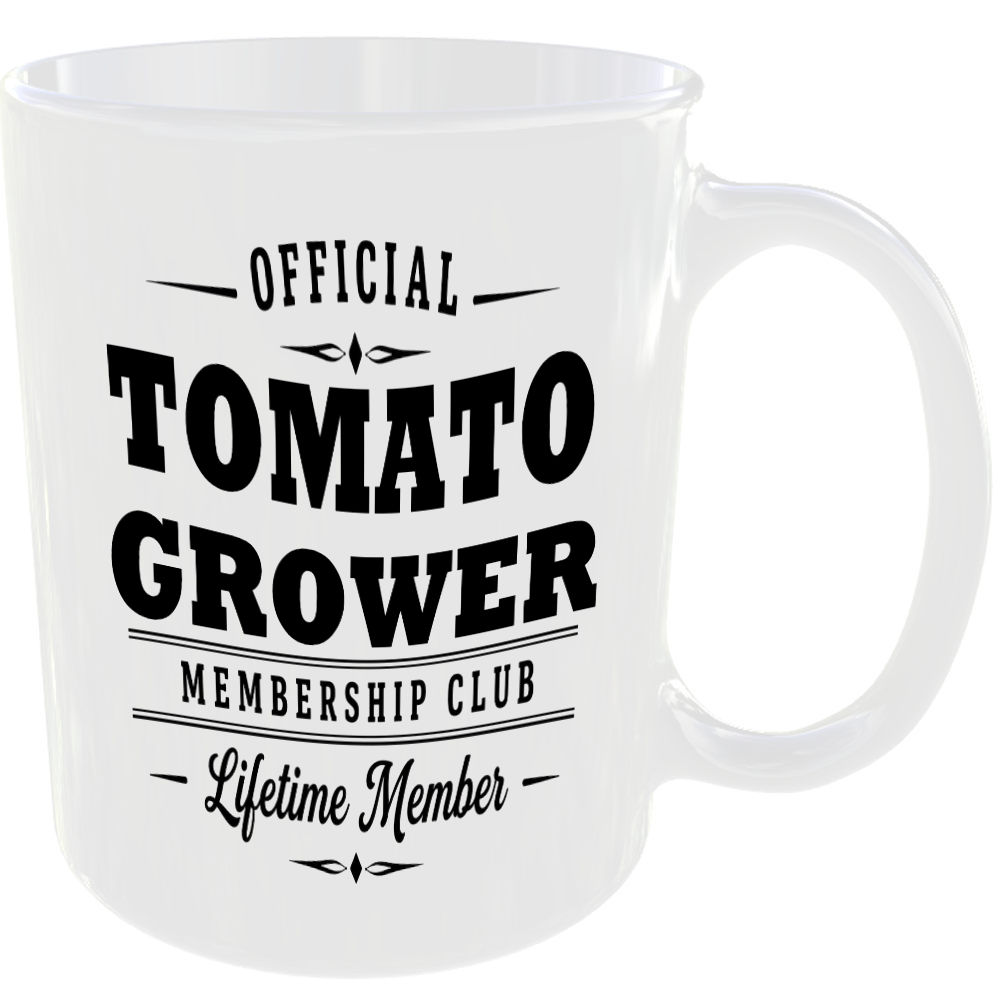 Official Tomato Grower Membership Club Funny Ceramic Mug Gardening Birthday Gift - Image 2