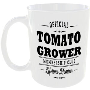 Official Tomato Grower Membership Club Funny Ceramic Mug Gardening Birthday Gift