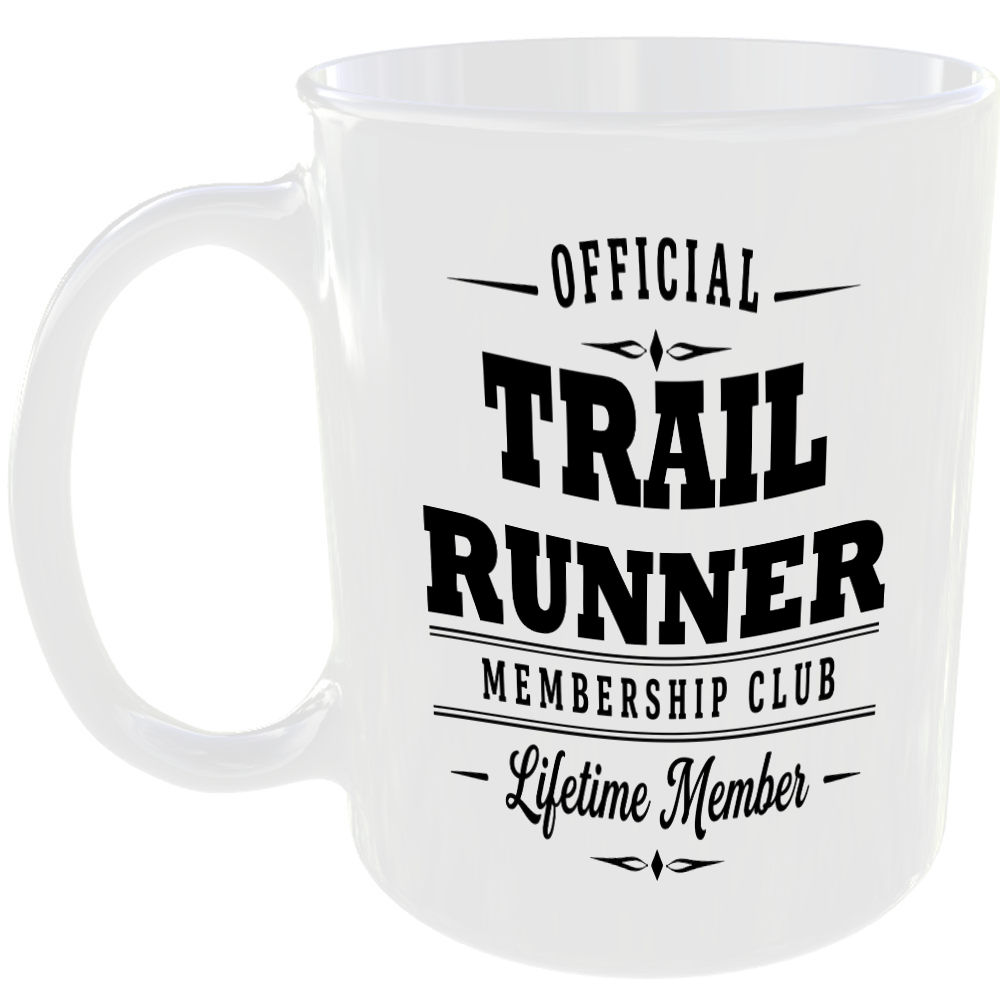 Official Trail Runner Membership Club Funny Ceramic Mug Sports Fitness Fan Gift