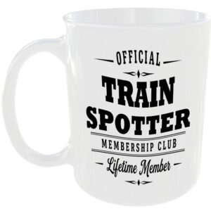 Official Train Spotter Membership Club Funny Ceramic Mug Travel Holiday Birthday