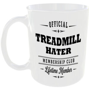 Official Treadmill Hater Membership Club Funny Ceramic Mug Sports Fitness Fan