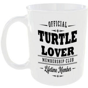Official Turtle Lover Membership Club Funny Ceramic Mug Birthday Gift Tea Coffee