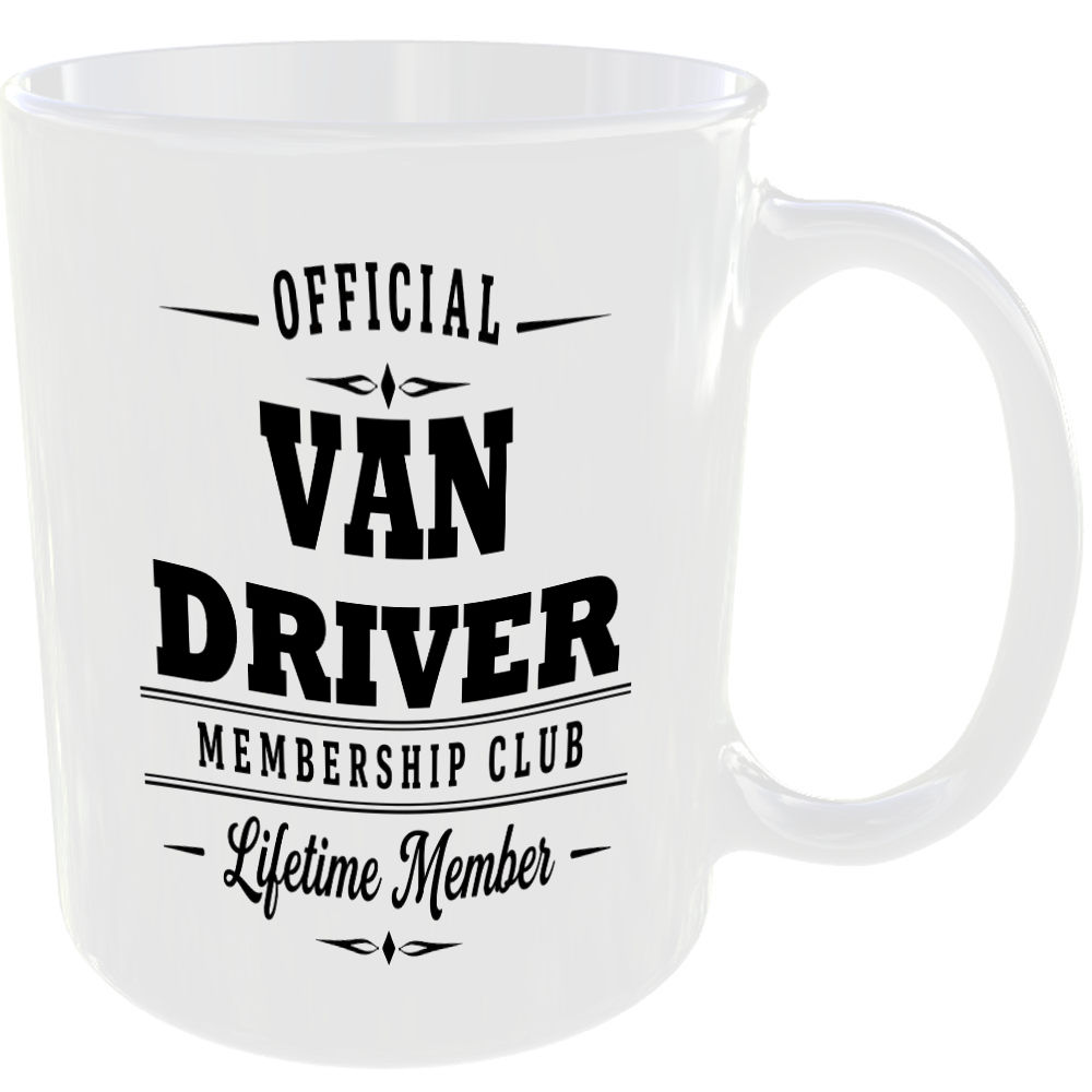 Official Van Driver Membership Club Funny Ceramic Mug Car Enthusiast Gift - Image 2