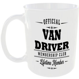 Official Van Driver Membership Club Funny Ceramic Mug Car Enthusiast Gift