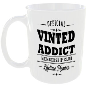 Official Vinted Addict Membership Club Funny Ceramic Mug Birthday Gift Tea Cup ☕