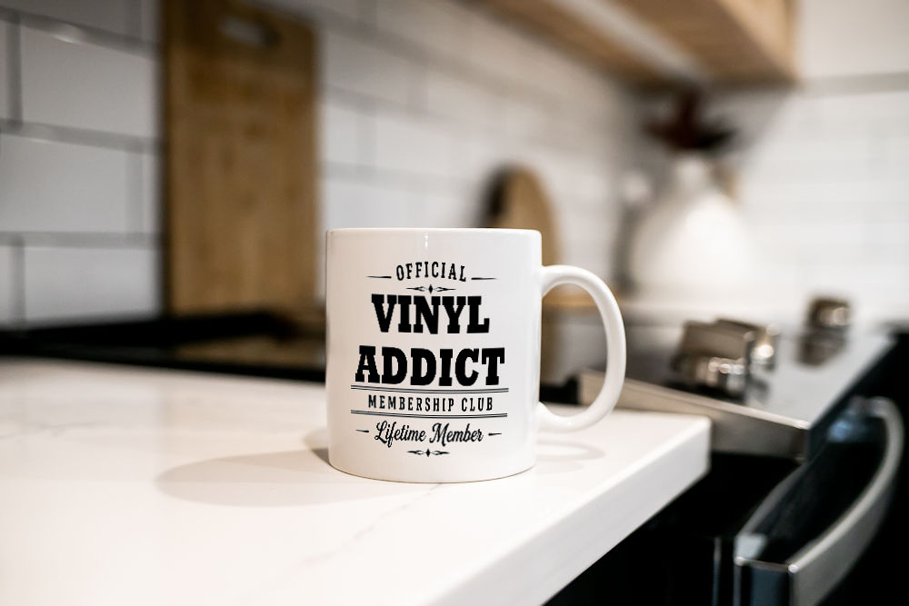 Official Vinyl Addict Membership Club Funny Ceramic Mug Birthday Gift Tea Coffee - Image 3