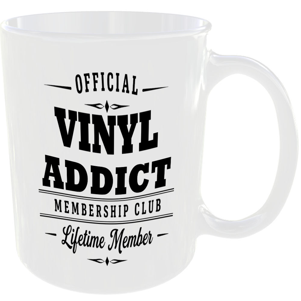 Official Vinyl Addict Membership Club Funny Ceramic Mug Birthday Gift Tea Coffee - Image 2