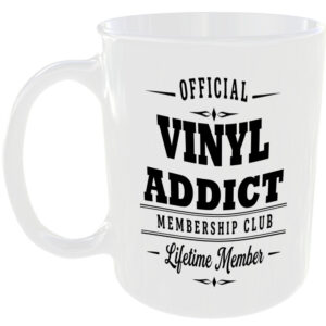 Official Vinyl Addict Membership Club Funny Ceramic Mug Birthday Gift Tea Coffee