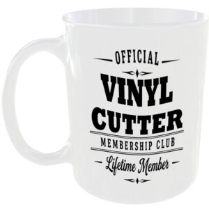 Official Vinyl Cutter Membership Club Funny Ceramic Mug Craft Creative Hobby Tea