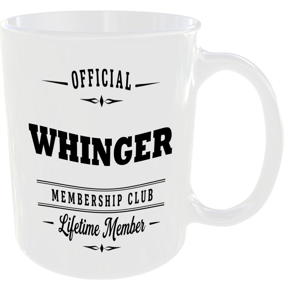 Official Whinger Membership Club Funny Ceramic Mug Birthday Gift Tea Coffee Cup - Image 2